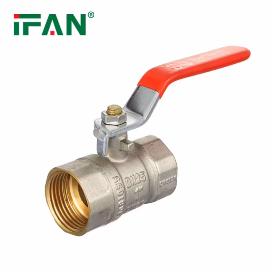 Ifan fournisseur professionnel cuivre vanne de contrôle eau plomberie laiton vannes d'arrêt