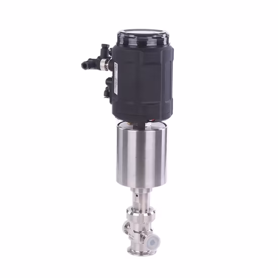 Vanne de contrôle de débit micro hygiénique SS304 avec SS304
