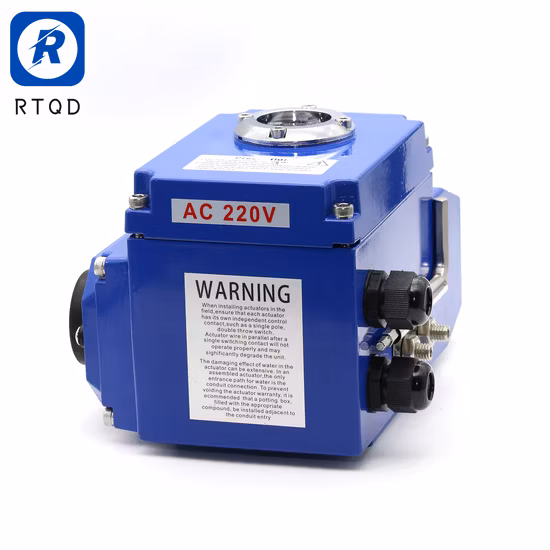 Actionneur électrique de robinet à tournant sphérique électrique deux